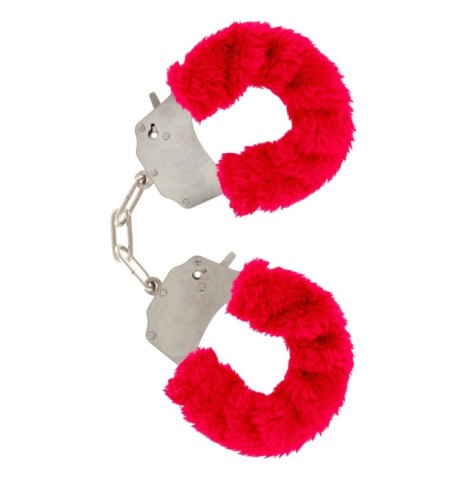 manette Furry Fun Cuffs red - Manette - Sexy Shop Ingrosso