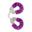 manette Furry Fun Cuffs purple