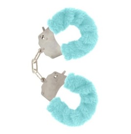 manette Furry Fun Cuffs turchese - Manette - Sexy Shop Ingrosso