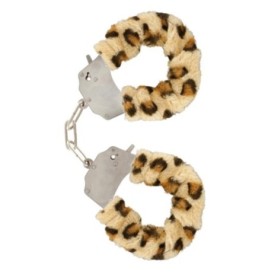 manette Furry Fun Cuffs leopard - Manette - Sexy Shop Ingrosso