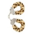 manette Furry Fun Cuffs leopard