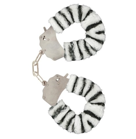 manette Furry Fun Cuffs zebra - Manette - Sexy Shop Ingrosso