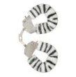 manette Furry Fun Cuffs zebra