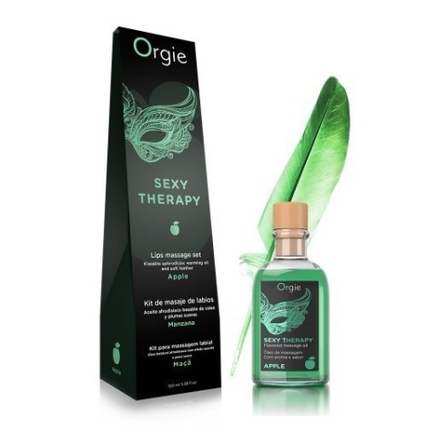 Kit per massaggi commestibile oral sexy therapy apple - Lubrificant...