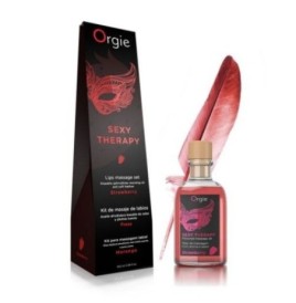 Kit per massaggi commestibile oral sexy therapy fragola orgie - Cre...