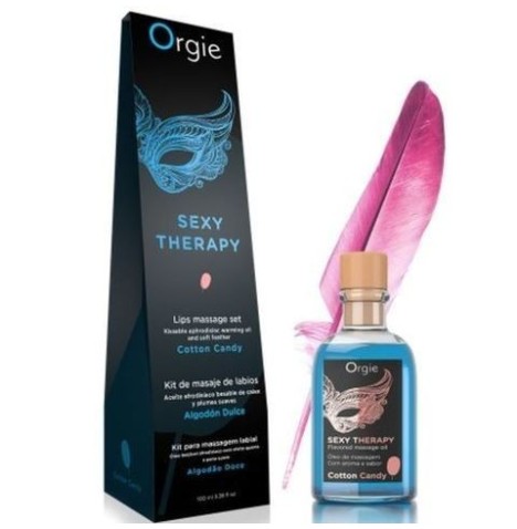 Kit per massaggi commestibile oral sexy therapy cotton candy - Crem...