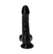 Fallo realistico dildo ITALIAN COCK 6'' NERO black