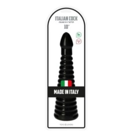 Plug anale dildo Italian Cock 10'' Nero - Plug Anale - Sexy Shop In...