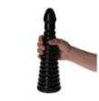 Plug anale dildo Italian Cock 10'' Nero