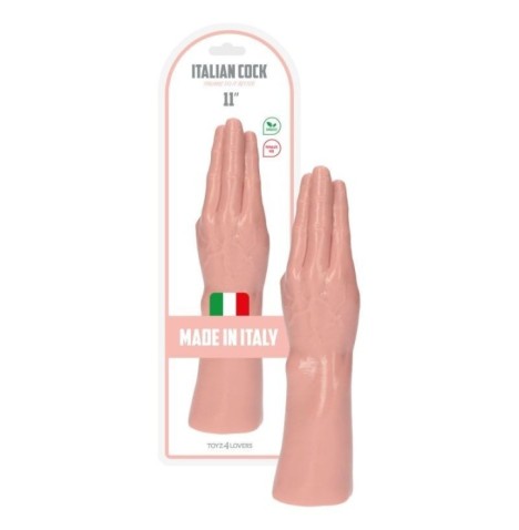 Dildo per fisting Hand Italian Cock 11'' Flesh - Falli Anali - Sexy...