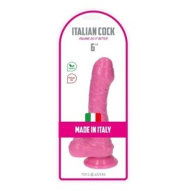 Fallo realistico Italian Cock 6'' Rosa - Falli Realistici - Sexy Sh...