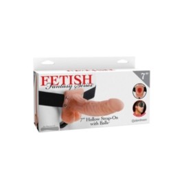 dildo fallo indossabile inch Hollow Strap-On Balls flesh - Falli St...