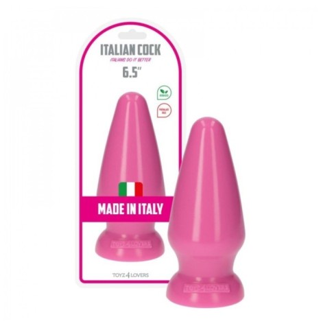 Plug Anale big Italian Cock 6.5'' Rosa pink - Falli Anali - Sexy Sh...