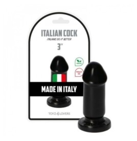 Fallo mini dildo black Italian Cock 3'' Nero - Falli Realistici - S...