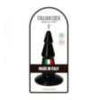 Plug Fallo black Italian Cock 5'' Nero