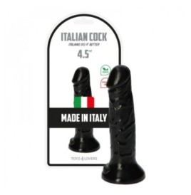 Fallo dildo black Italian Cock 4.5'' Nero - Falli Realistici - Sexy...