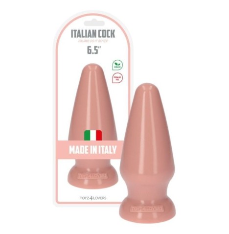 Anal plug con ventosa Italian Cock 6.5'' Flesh - Plug Anale - Sexy ...