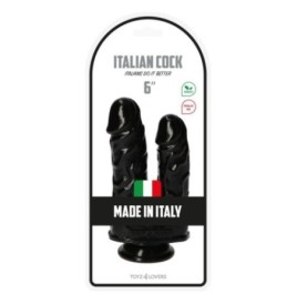 Fallo dildo doppio black Italian Cock 6'' Nero - Falli Doppi - Sexy...