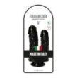 Fallo dildo doppio black Italian Cock 6'' Nero