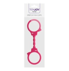 Manette sexy in silicone Stretchy Fun Cuffs pink - Manette - Sexy S...