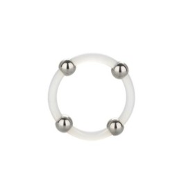 anello fallico Steel Beaded Silicone Ring L - Anelli Fallici - Sexy...