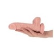 Fallo realistico vaginale anale con testicoli dildo con ventosa pene finto 6 " made in italy