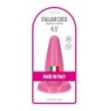 plug rosa grande con ventosa morbido dildo anale a piramide impermeabile pink