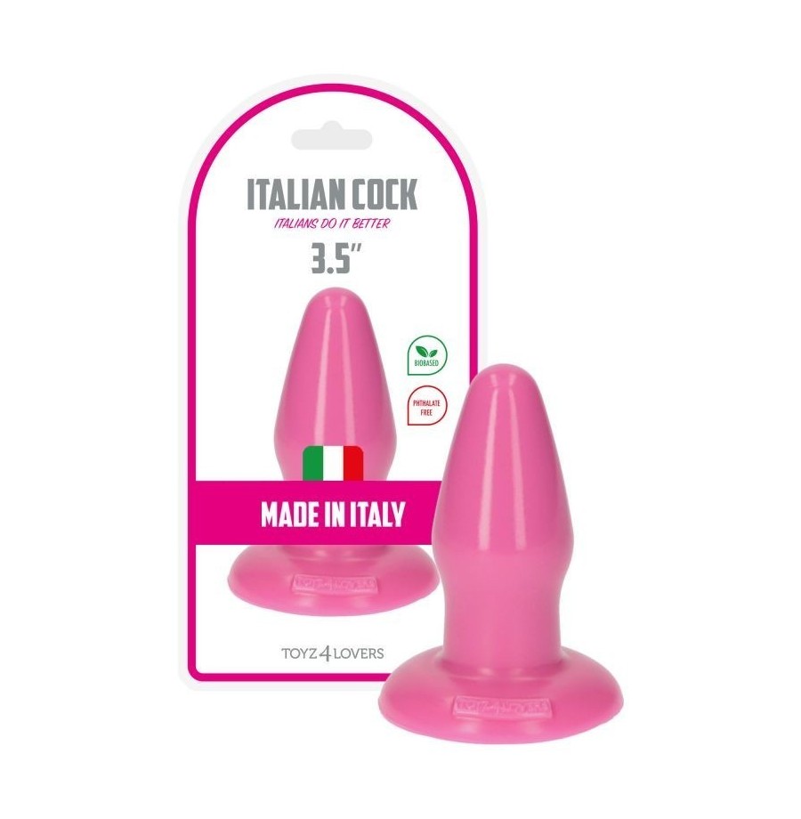 plug stimolatore dilatatore anale rosa morbido per uomo e donna pink con ventosa