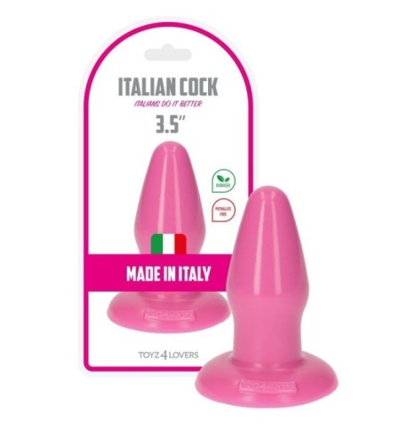 plug stimolatore dilatatore anale rosa morbido per uomo e donna pin...