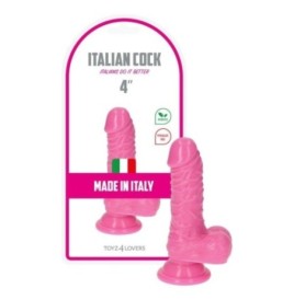 dildo piccolo rosa morbido con ventosa e testicoli fallo mini pene ...