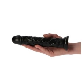 dildo realistico nero fallo con ventosa vaginale anale per uomo e d...