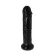 dildo realistico con ventosa nero pene finto morbido maxi fallo grande black