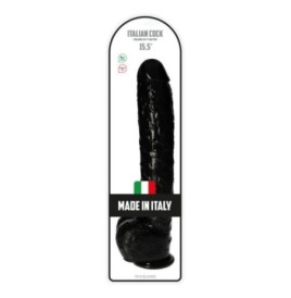 maxi dildo nero con ventosa e testicoli grande pene finto enorme an...