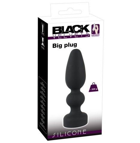 big plug in silicone morbido nero anale per uomo e donna sexy toys ...