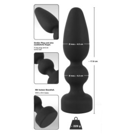 big plug in silicone morbido nero anale per uomo e donna sexy toys ...