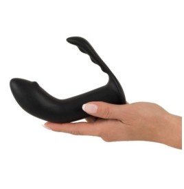 dildo plug anale in silicone nero stimolatore doppio prostata e ana...