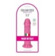 Fallo con ventosa Dildo rino pink