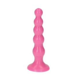 dildo a sfere plug anale rosa dilatatore stimolatore ano con ventos...