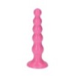 dildo a sfere plug anale rosa dilatatore stimolatore ano con ventosa anal pink