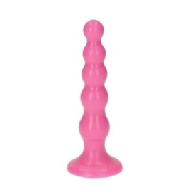 dildo a sfere plug anale rosa dilatatore stimolatore ano con ventos...