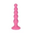 dildo a sfere plug anale rosa dilatatore stimolatore ano con ventosa anal pink