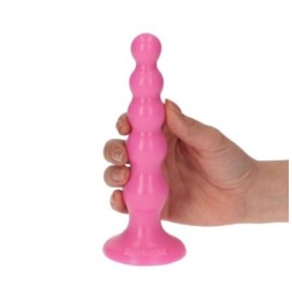 dildo a sfere plug anale rosa dilatatore stimolatore ano con ventos...