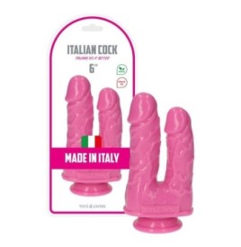 Fallo doppio rosa dildo realistico vaginale anale sex toy pene fint...