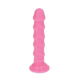 dildo vaginale anale realistico rosa con ventosa impermeabile per u...