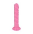 dildo vaginale anale realistico rosa con ventosa impermeabile per uomo e donna