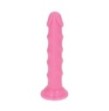 dildo vaginale anale realistico rosa con ventosa impermeabile per uomo e donna