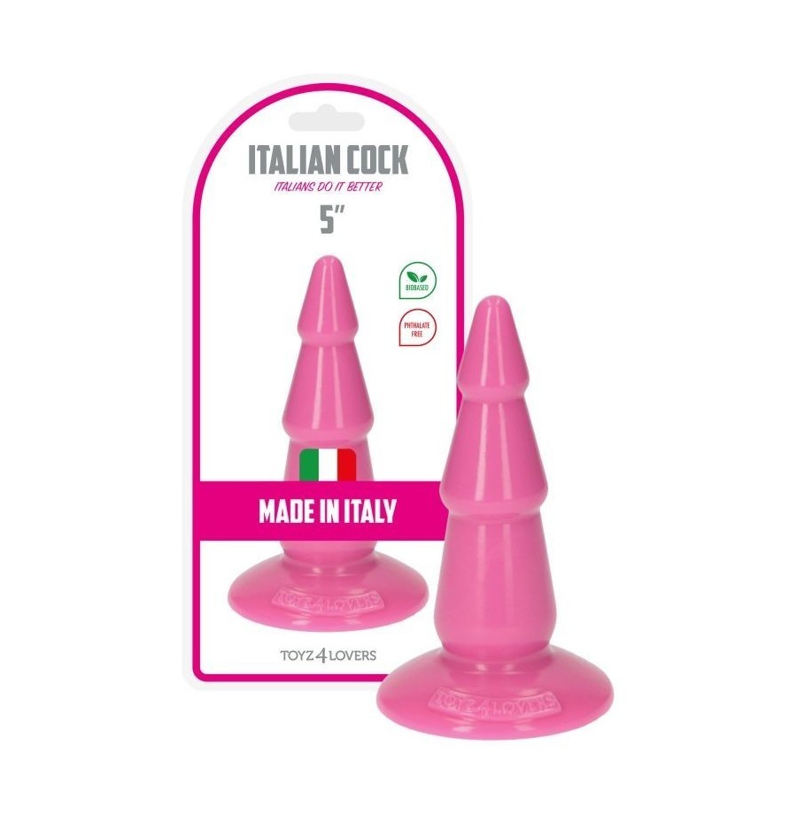 plug penetrazione anale rosa con ventosa stimolazione uomo donna anal pink