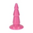 plug penetrazione anale rosa con ventosa stimolazione uomo donna anal pink