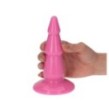 plug penetrazione anale rosa con ventosa stimolazione uomo donna anal pink