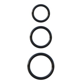 anelli fallici kit 3 pz Silicone 3-Ring Stamina Set - Anelli Fallic...